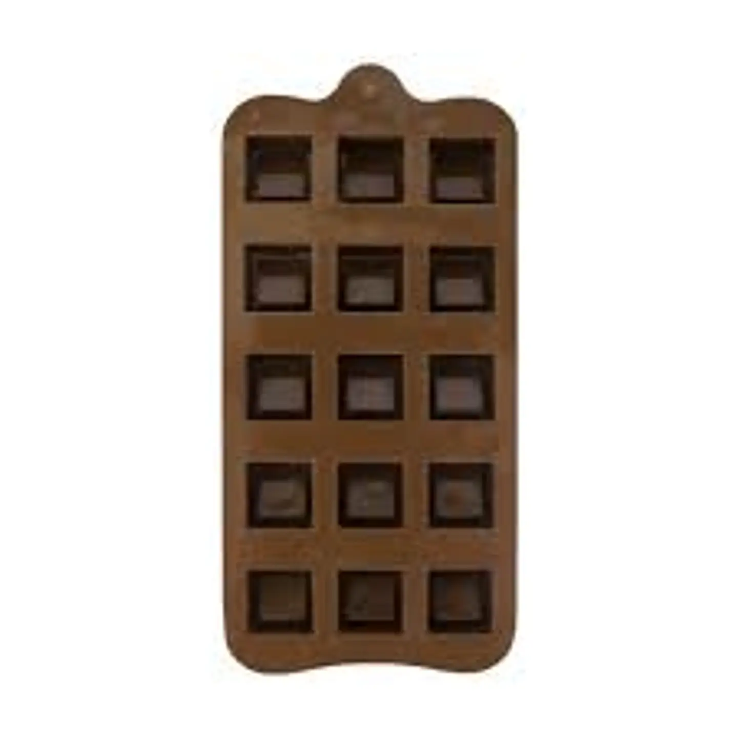  Molde de silicon cuadros de chocolate 1
