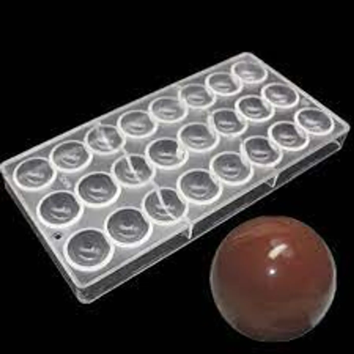  Molde plastico media esfera c/24 cav 2504-0047 1
