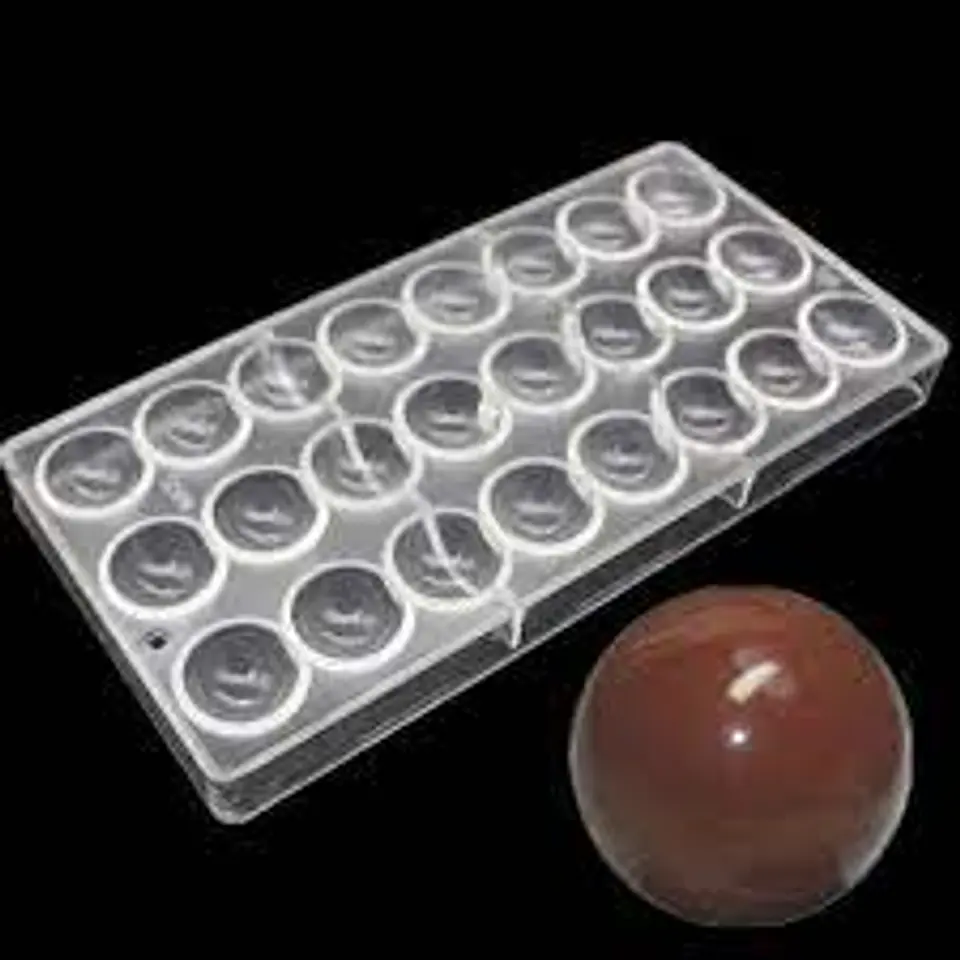  Molde plastico media esfera c/24 cav 2504-0047 1