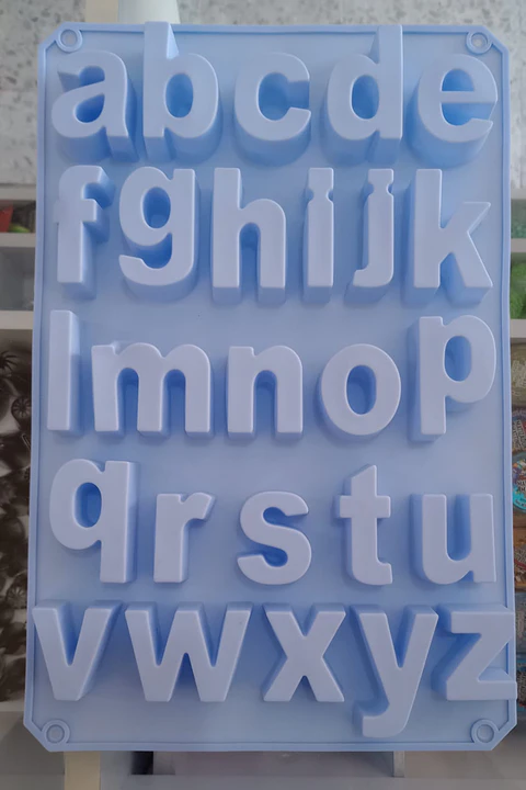  Molde silicon abecedario minusculas DTEM381