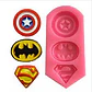  Escudos super heroes X3 - Miniatura 2
