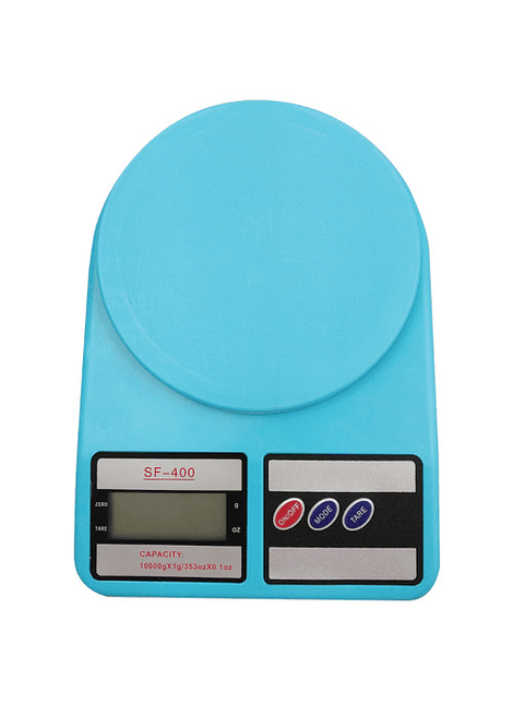 Báscula digital azul 10 kg COT000477