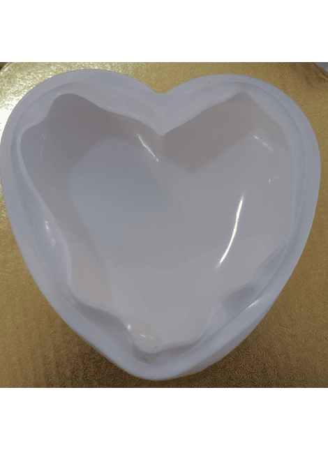 Molde silicón corazón liso DTEM473   