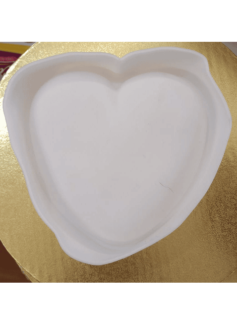 Molde silicón corazón liso DTEM473   