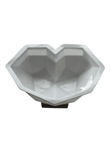 Molde silicón Corazón diamante grande DTEM299