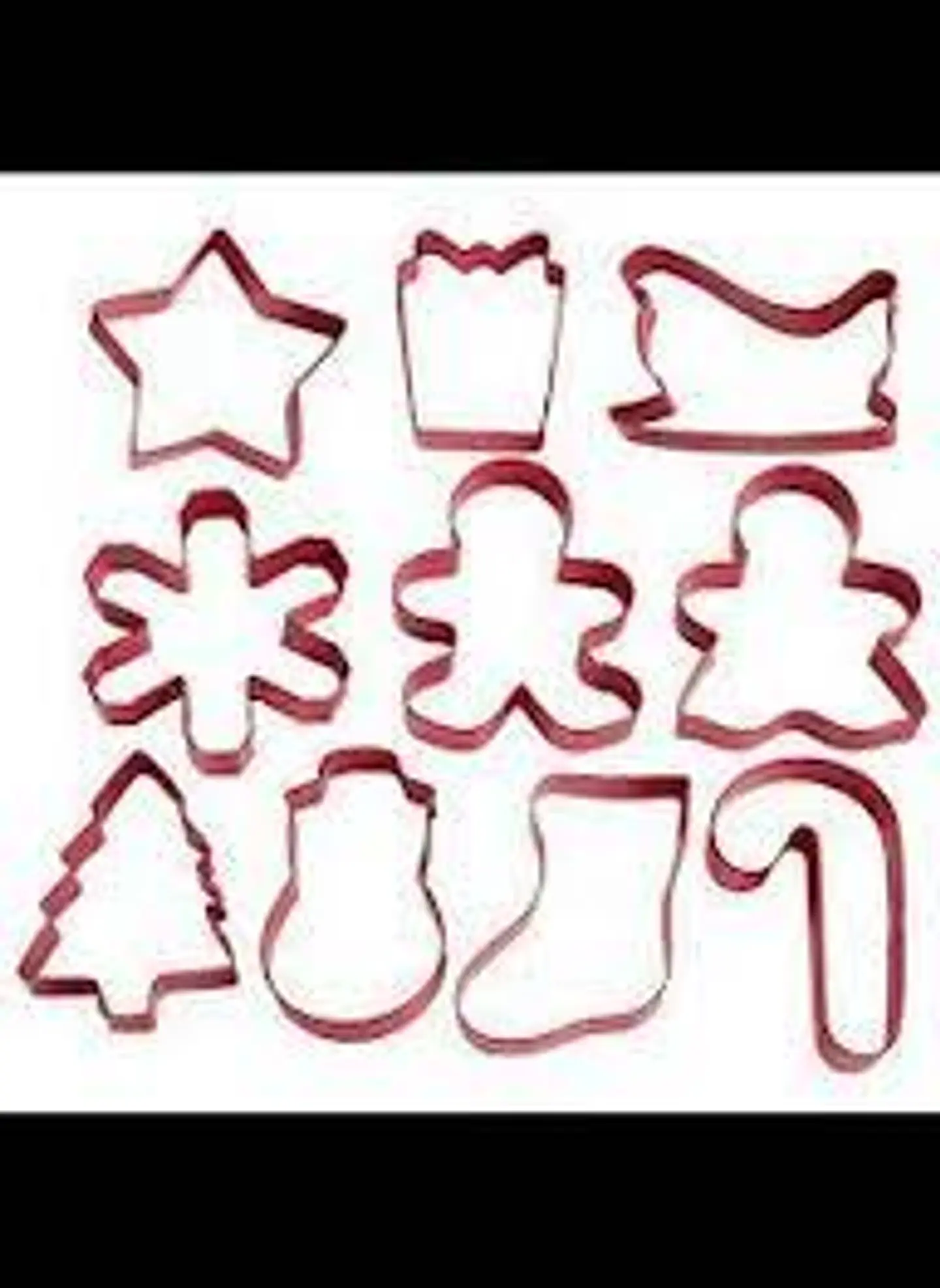  Juego cortador navide?o en bote c/10 Metal 2308-0318 2