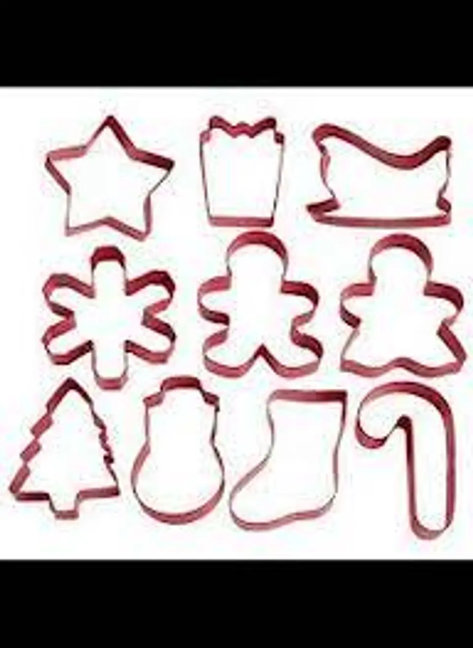  Juego cortador navide?o en bote c/10 Metal 2308-0318 2