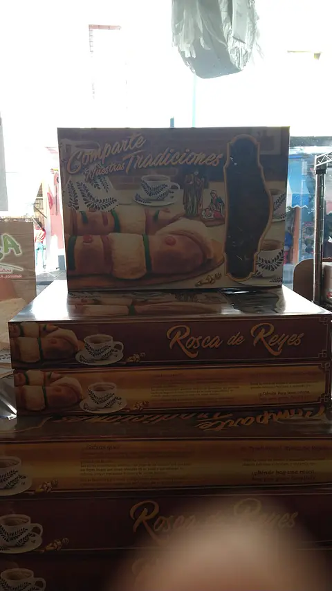  Caja rosca de reyes grande pieza
