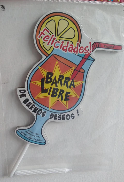  Vela barra libre