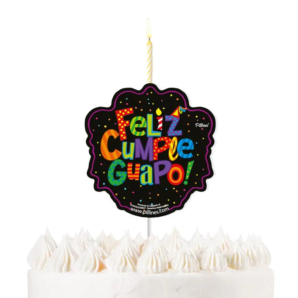  Vela feliz cumple guapo 1
