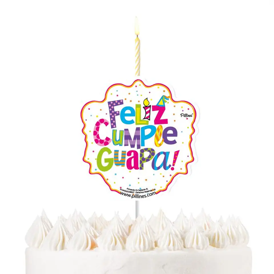  Vela feliz cumple guapa 1