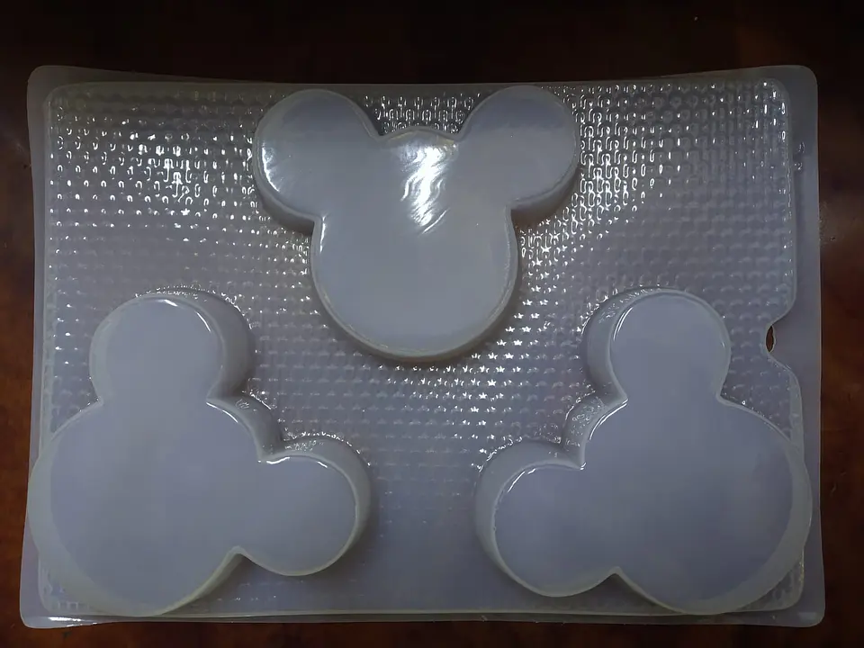  Molde para gelatina chico Mickey 3cav 1
