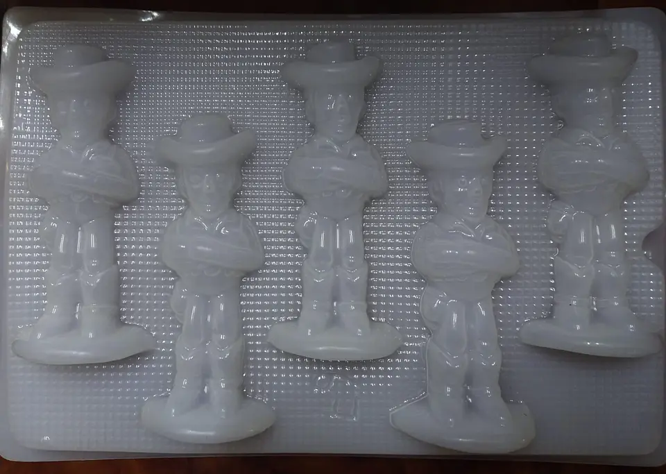  Molde para gelatina chico vaquerito 5cav. 1