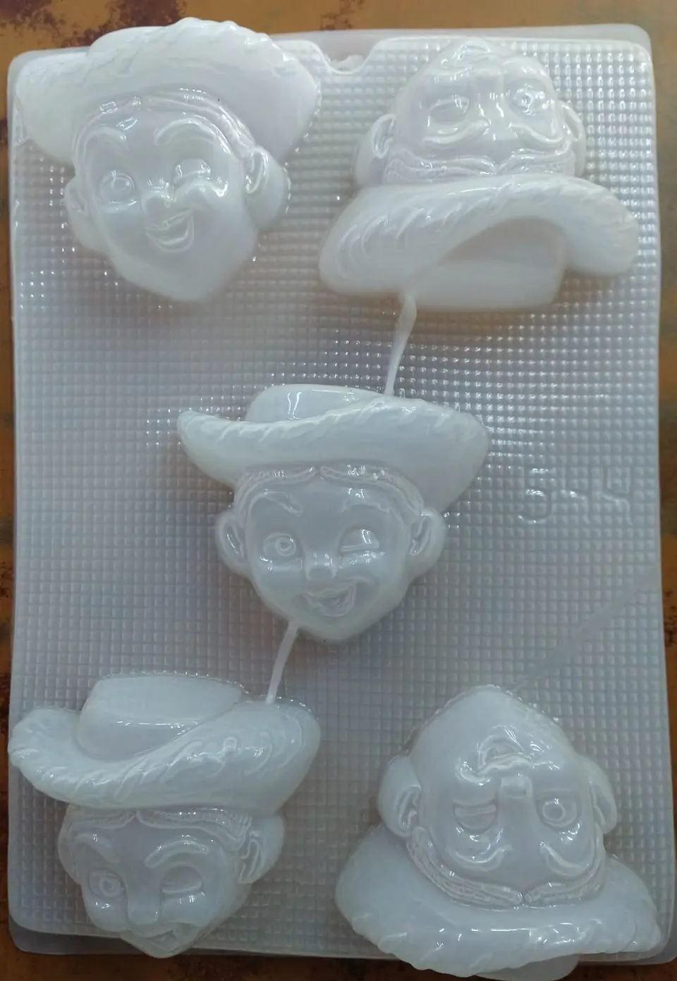  Molde para gelatina vaquera Jessy 5cav. #544 1