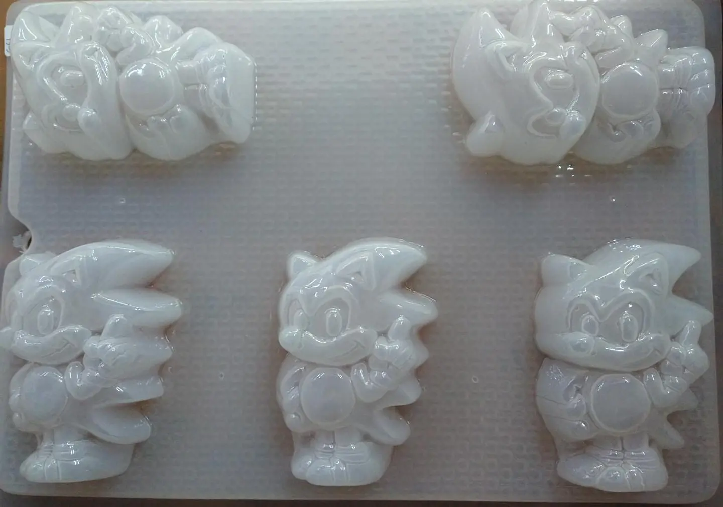  Molde para gelatina chico sonic 5 cav. 1