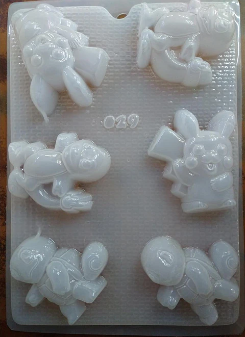  Molde para gelatina chico pokemon 6 cav. 029