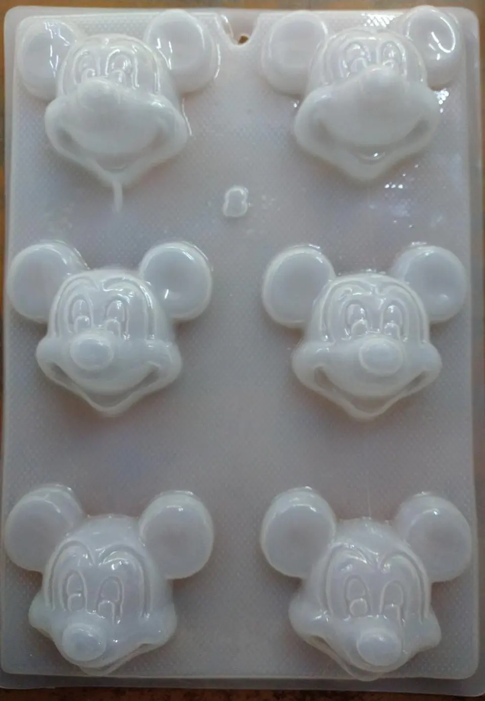  Molde para gelatina chico Mickey 6cav. 1