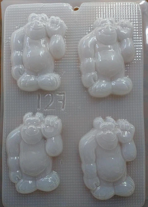  Molde para gelatina chico Sullyvan 4 cav.