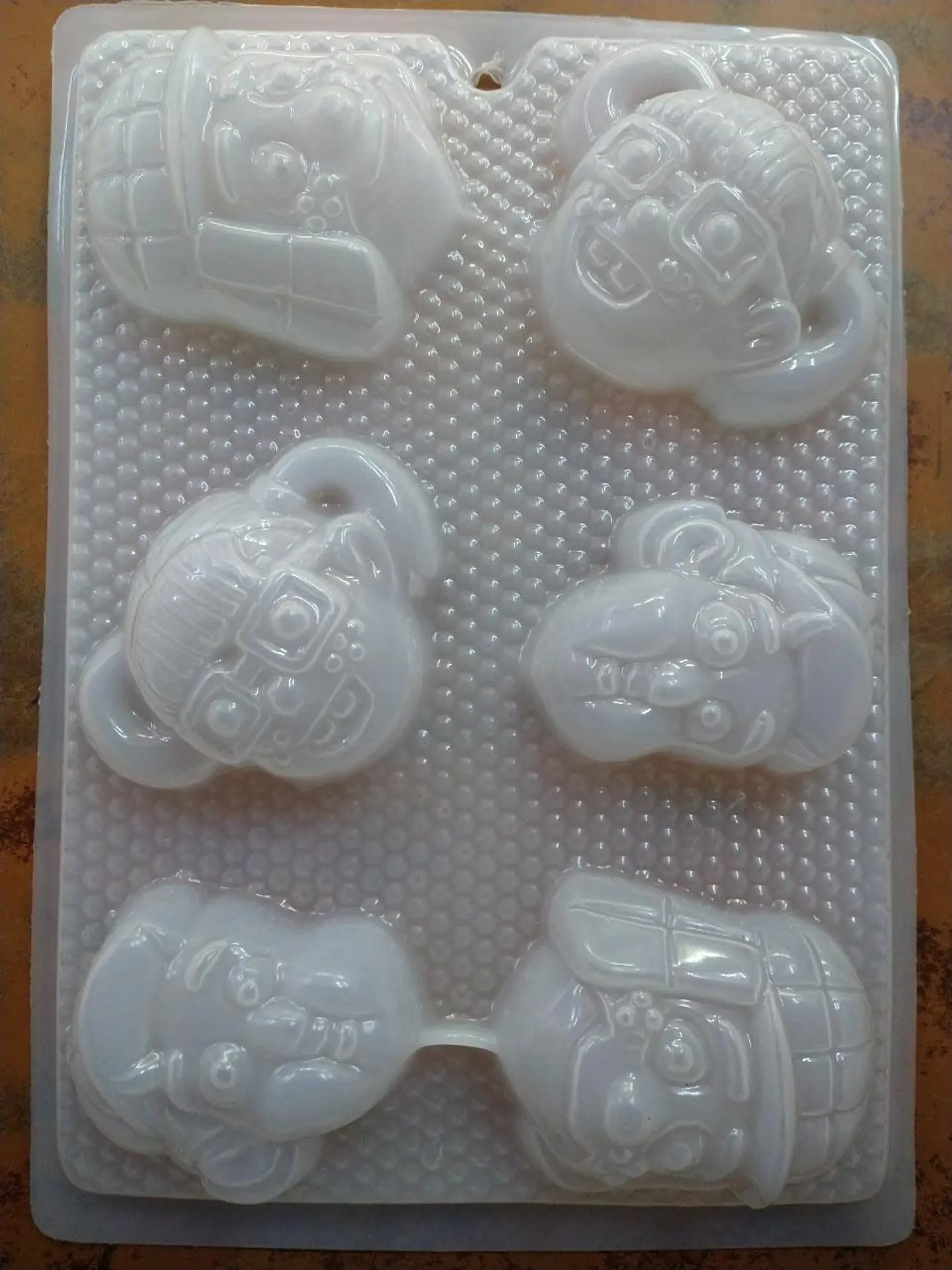  Molde para gelatina chico el chavo 6cav. 1