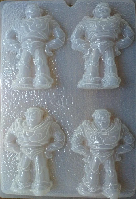  Molde para gelatina chico buzz lightyear 4cav.