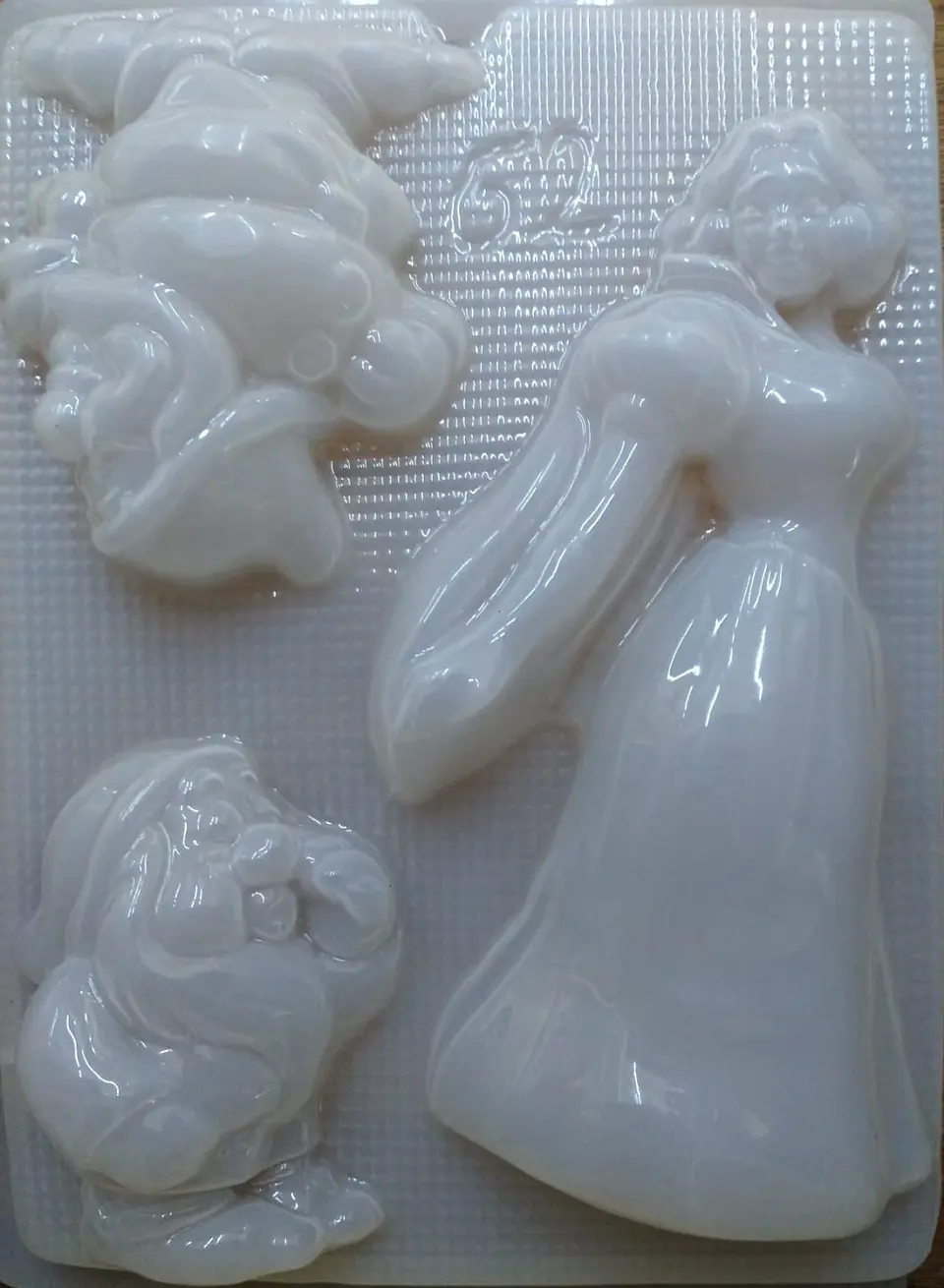  Molde para gelatina chico Blanca nieves y enanos 1