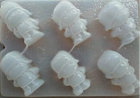  Molde para gelatina chico pocoyo 6cav.