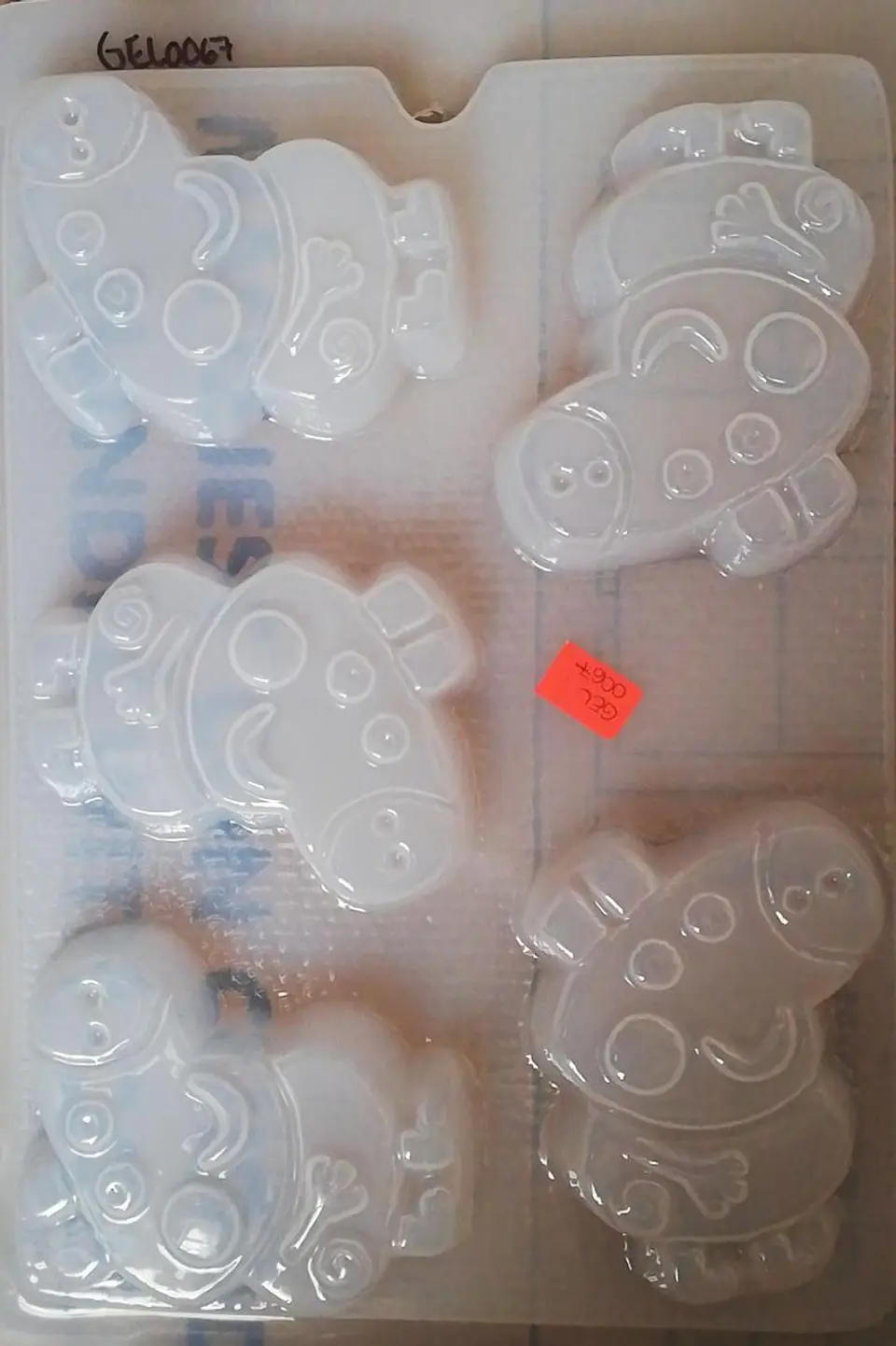  Molde para gelatina chico George peppa pig 1
