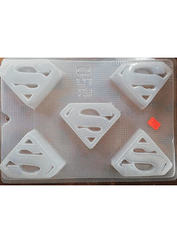 Molde para gelatina chico escudo superman