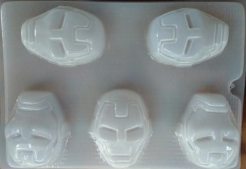  Molde para gelatina chico Iron man 1
