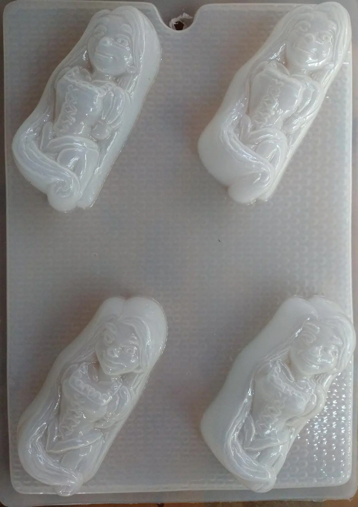  Molde para gelatina chico Rapunzel 4cav. 1