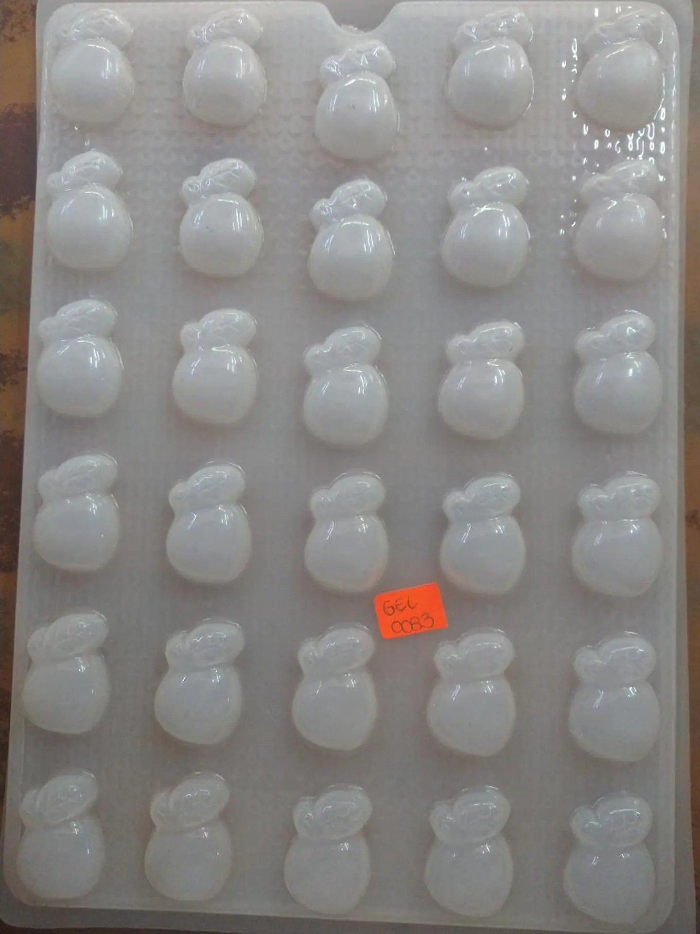  Molde para gelatina chico manzana gomitas 1