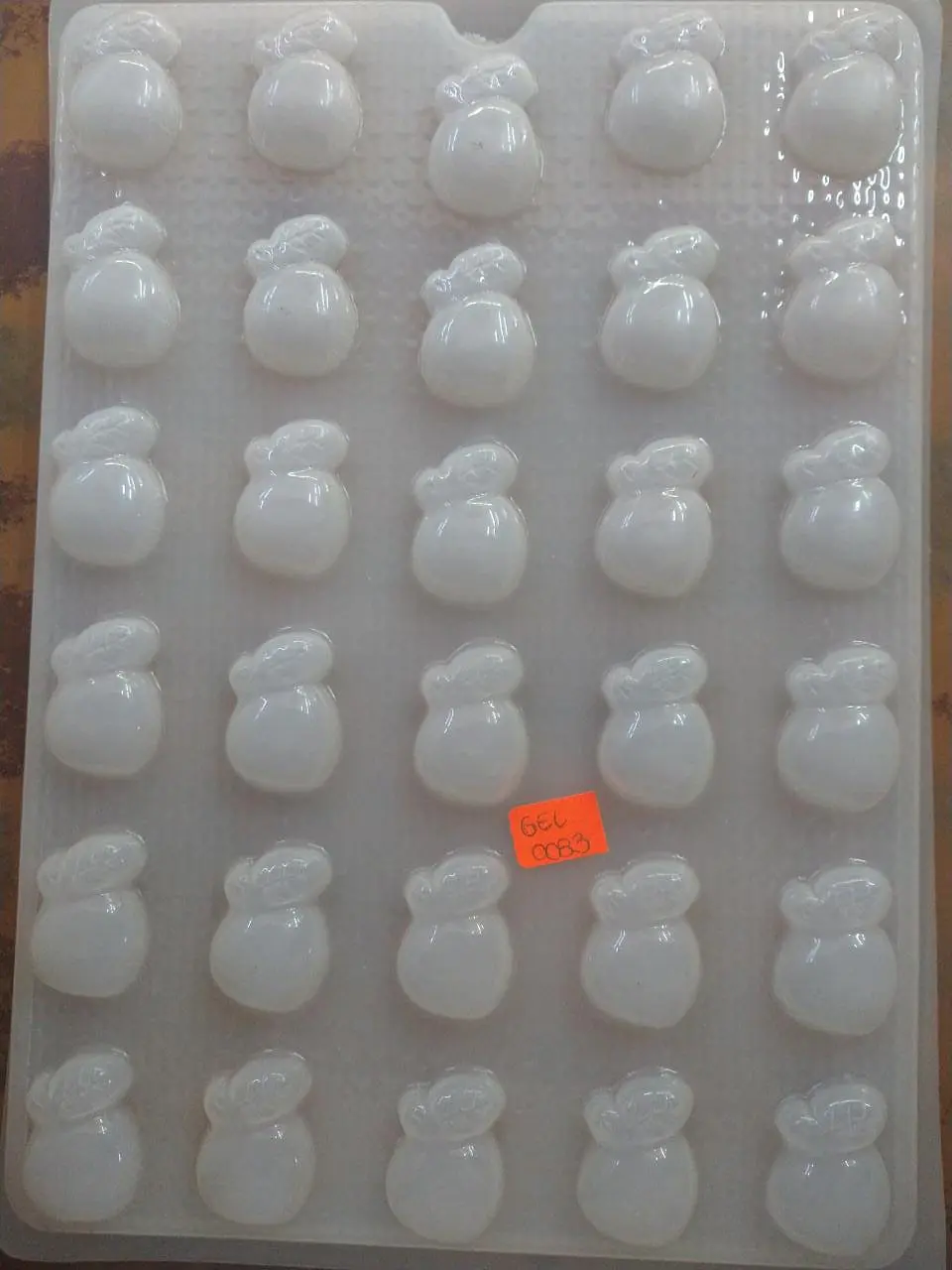  Molde para gelatina chico manzana gomitas 1