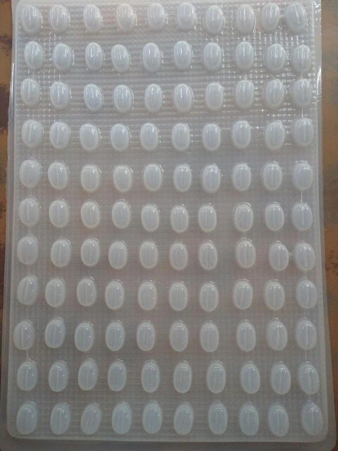  Molde para gelatina chico granos de cafe