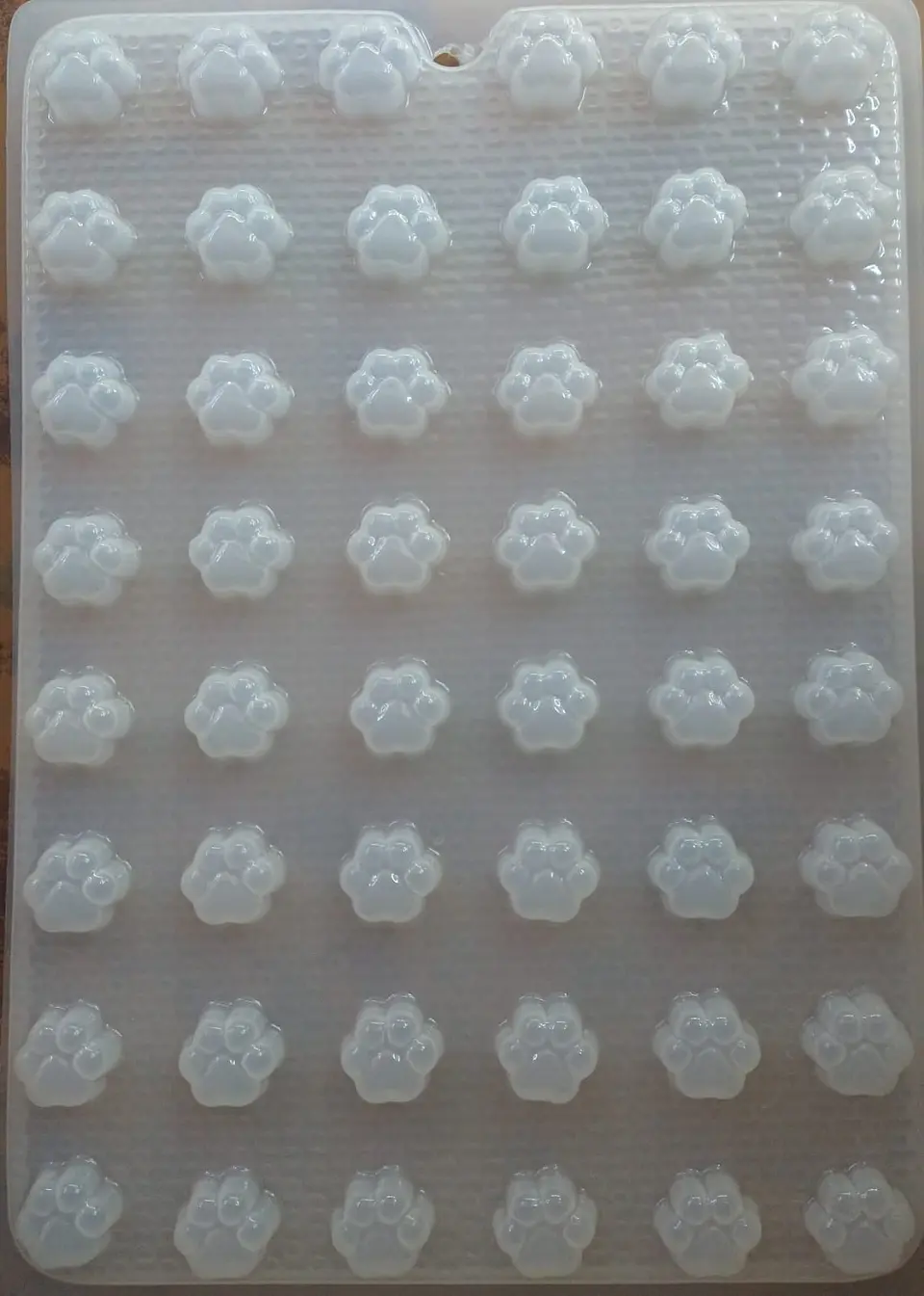 Molde para gelatina chico huellita de perro 1