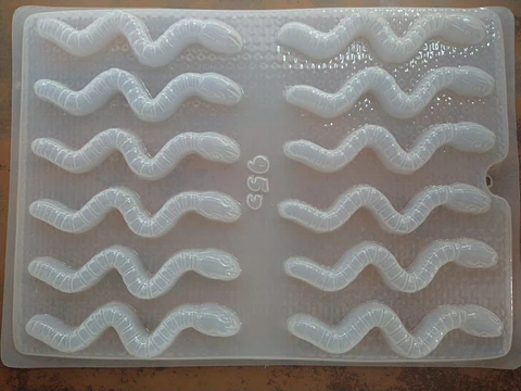  Molde para gelatina chico viboras