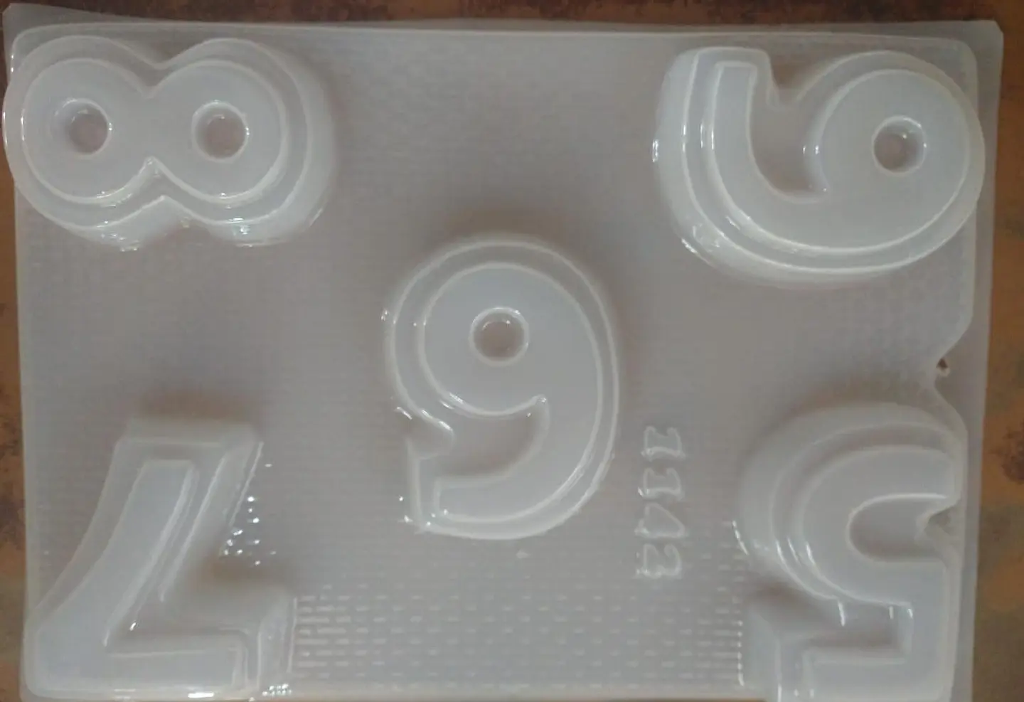  Molde para gelatina chico numeros 5-9 1