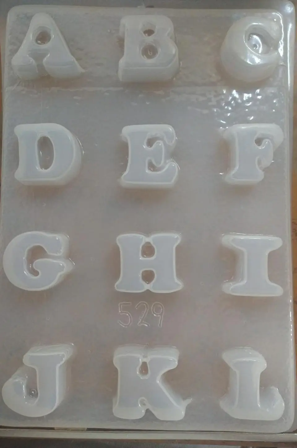  Molde para gelatina chico A-L 1