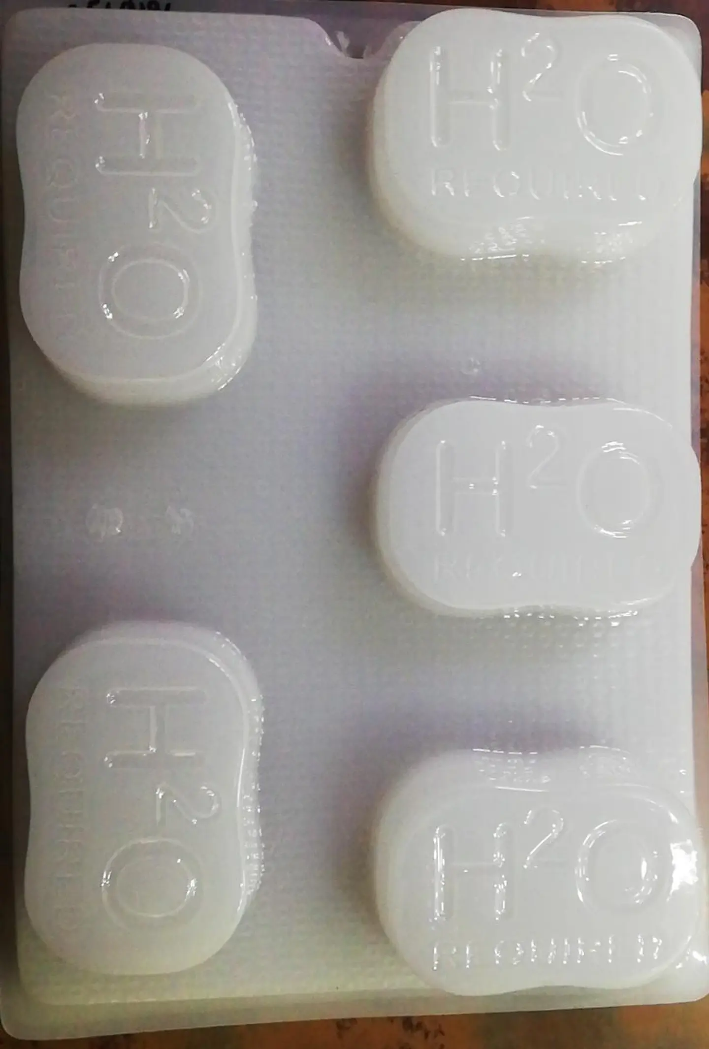  Molde para gelatina chico H2O 1