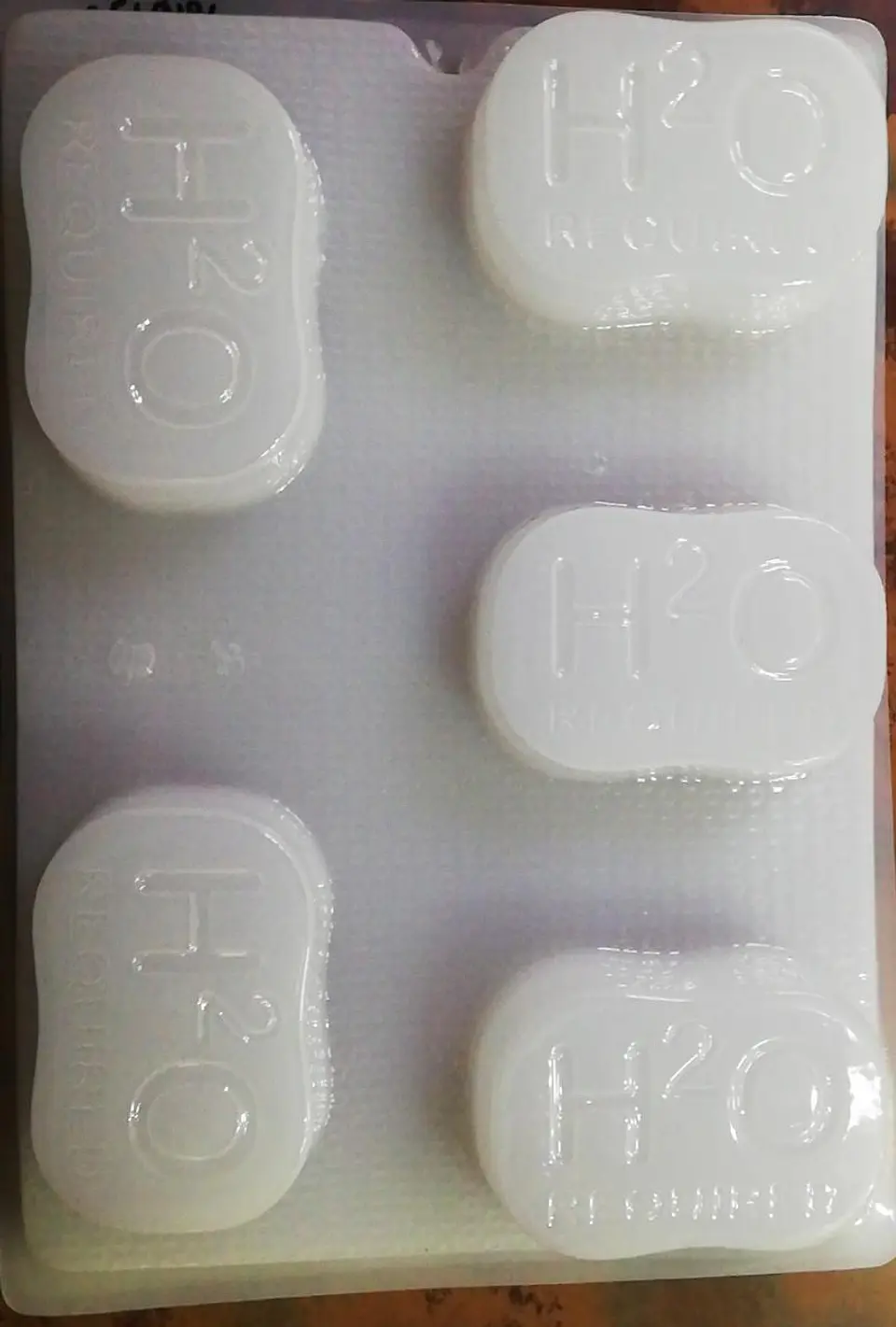  Molde para gelatina chico H2O 1