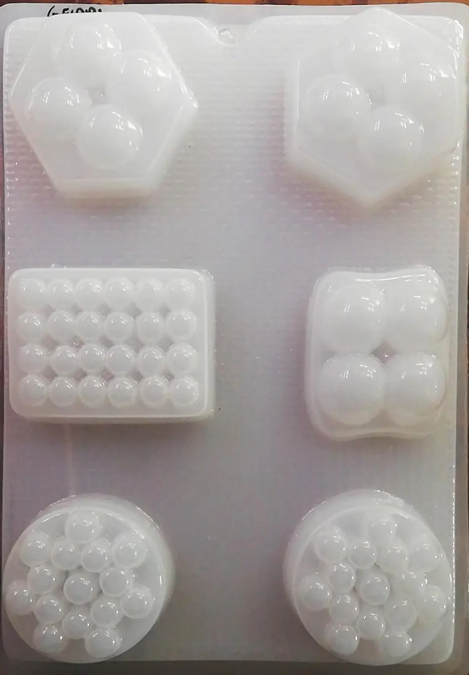  Molde para gelatina chico jabones con relieve 1