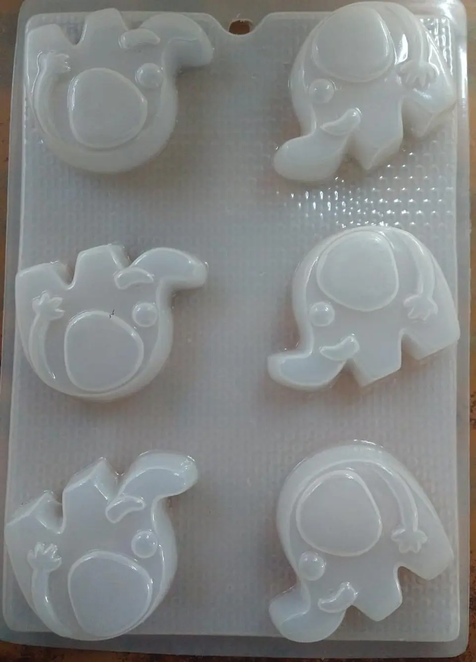  Molde para gelatina chico elefante bebe 1
