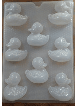 Molde para gelatina chico patos #956