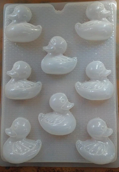  Molde para gelatina chico patos #956