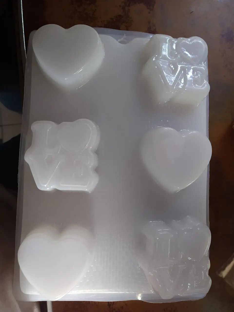  Molde para gelatina chico corazon love 1
