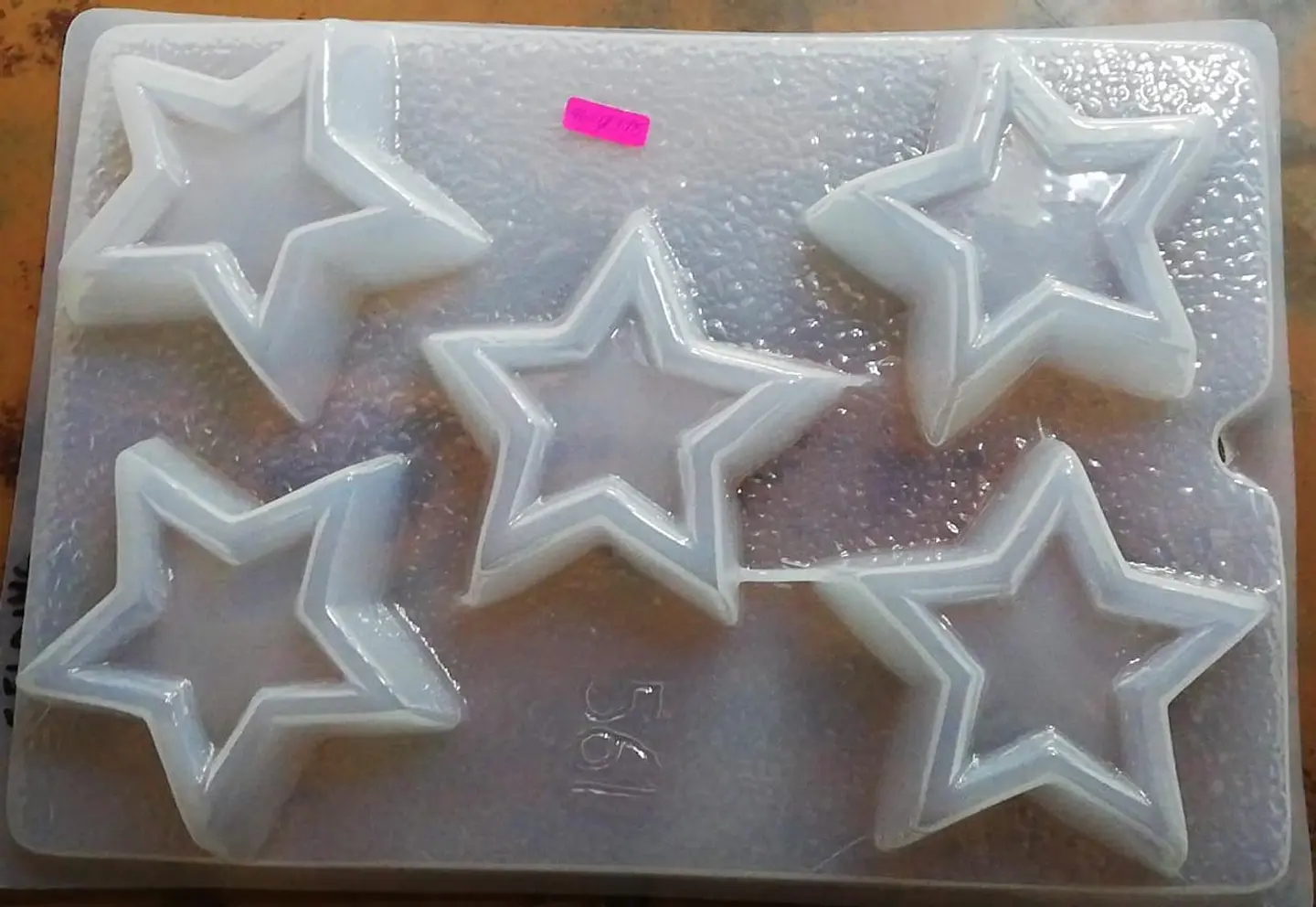 Molde para gelatina chico estrella doble 1