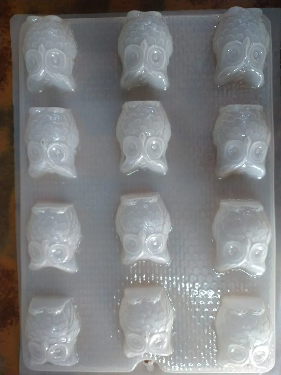  Molde para gelatina chico buhos 1