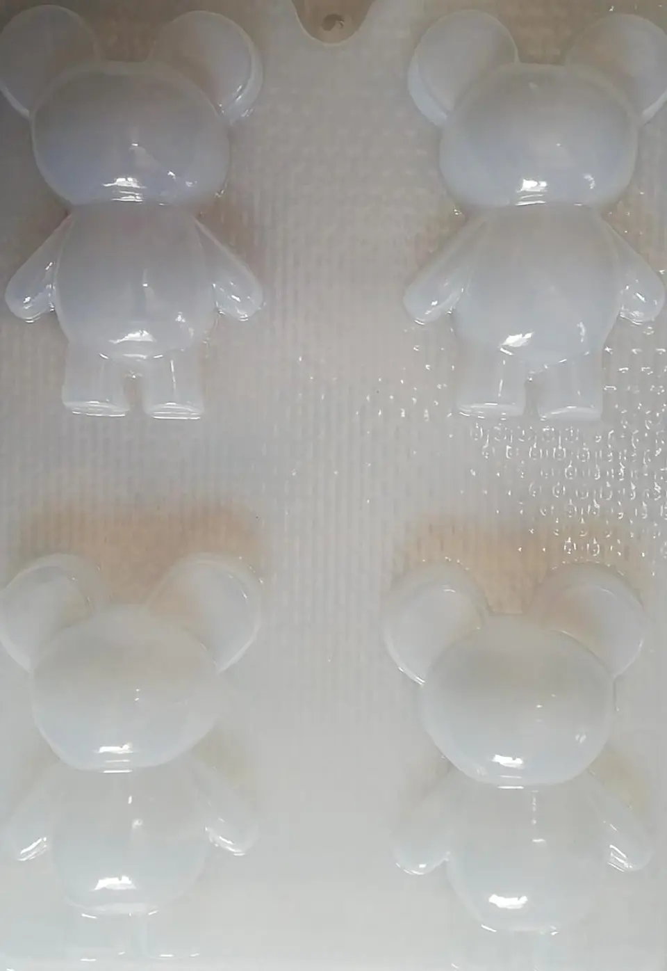  Molde para gelatina chico osos 4 cav. 1