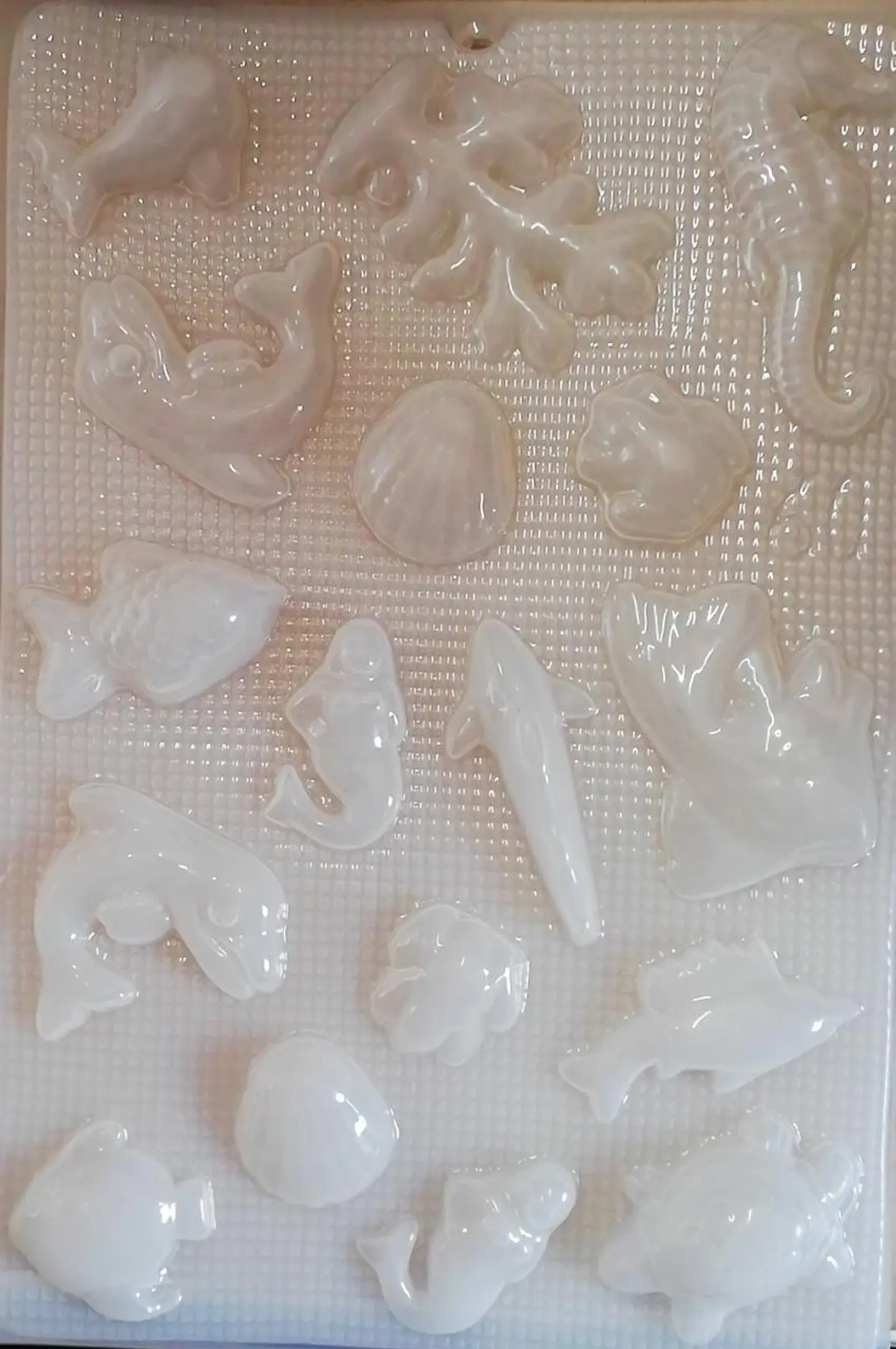  Molde para gelatina chico animales marinos #60 1