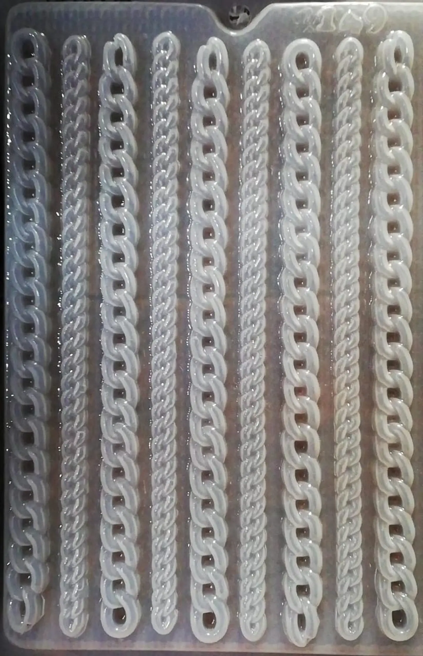  Molde para gelatina chico cadenas y trenzas #149 1