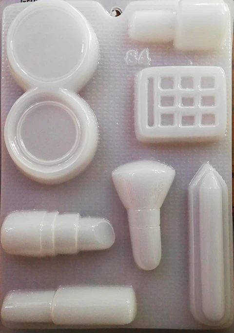  Molde para gelatina chico cosmeticos